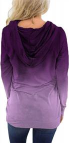 img 1 attached to Onlypuff Womens Hoodie Sweatshirts Casual Tunic Tops Long Sleeve Hoody With Kangaroo Pockets