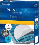 🔒 premium pureflow cabin air filter pc5459x | fits acura mdx, honda odyssey, pilot - 1999-2008 models логотип