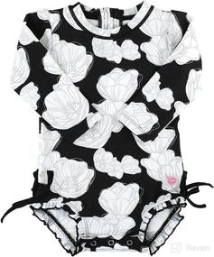 img 4 attached to 🩱 RuffleButts® Baby/Toddler Girls Long Sleeve One Piece Swimsuit: UPF 50+ Sun Protection for Better SEO