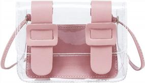 img 4 attached to Мини-сумки из прозрачного ПВХ: идеальный модный аксессуар для женщин