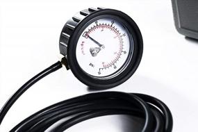 img 3 attached to Back Pressure Gauge Kit For Car - Exhaust Back Pressure Tester By After Market Auto & More - 50 Plugs Included - Accurate Results - User-Friendly Instructions - Practical Grey Case