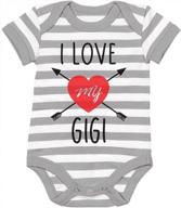 valentines day onesie for baby: show your gigi grandma some love! logo