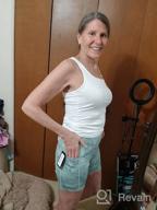img 1 attached to High Waisted Yoga Print Gym Biker Shorts For Women With Pockets - Tummy Control Workout Shorts By RAYPOSE review by Tracy Grant