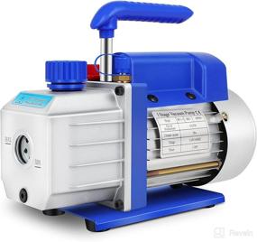 img 4 attached to 🔧 GYZJ 4CFM 1/3HP 5PA Rotary Vane Vacuum Pump: HVAC/Auto AC Air Conditioner Servicing for R12 R22 R134a R410a Systems, Refrigerant Recharging, Wine Degassing, Milking