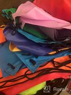 img 1 attached to Get Organized With GoodtoU Drawstring Bags! A Bulk Set Of 40 Durable Nylon String Bags In 20 Eye-Catching Colors For Gym, Kids, And More! review by Eric Jackson