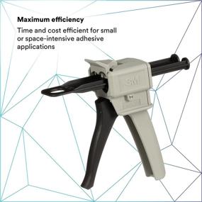 img 3 attached to 🔧 3M 08190 Performance Manual Applicator for 200 ml Cartridges with Steady Application in Black/Gray