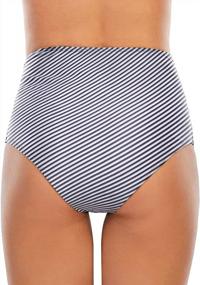 img 2 attached to Flaunt Your Style With I2CRAZY'S Tummy Controlling High Waist Bikini Bottoms For Women