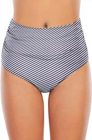 img 3 attached to Flaunt Your Style With I2CRAZY'S Tummy Controlling High Waist Bikini Bottoms For Women
