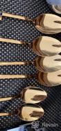 img 1 attached to 20-Piece Gold Silverware Set - Aisoso Stainless Steel Cutlery Utensils For 4 People review by Ken Booker