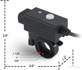 img 1 attached to Водонепроницаемая пыленепроницаемая зарядка Meetou для мотоциклов