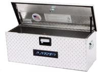 📦 lund 288271a 32-inch aluminum atv storage box: diamond plated, silver - efficient storage solution! логотип