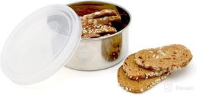 img 3 attached to 🥡 U-Konserve Stainless Steel Round Food-Storage Lunch Container 9oz - Reduce Waste with Clear Airtight Lid - Dishwasher Safe - BPA Free - Ideal for Home and On the Go