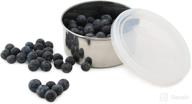 🥡 u-konserve stainless steel round food-storage lunch container 9oz - reduce waste with clear airtight lid - dishwasher safe - bpa free - ideal for home and on the go логотип