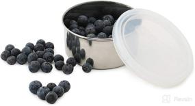 img 4 attached to 🥡 U-Konserve Stainless Steel Round Food-Storage Lunch Container 9oz - Reduce Waste with Clear Airtight Lid - Dishwasher Safe - BPA Free - Ideal for Home and On the Go