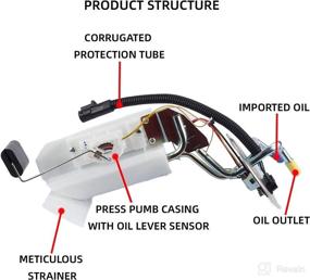 img 2 attached to 🔌 Dasbecan Electric Oil Fuel Pump Assembly for Ford F150 F250 F350 1990-1997 (18 Gal Steel Tank)