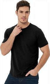 img 1 attached to Bamboo Sleeve T Shirt: Premium Athletic Apparel for Ultimate Performance