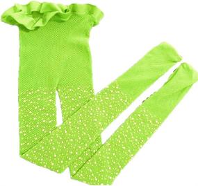 img 4 attached to 🌸 Springtime Children's Rhinestone Pantyhose: Girls' Stockings, Clothing, Socks & Tights