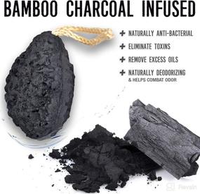 img 3 attached to The KOL Charcoal Infused Body Sponge: Unleash the Power of Charcoal for a Refreshing Spa-like Experience!