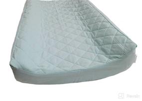 img 1 attached to Solid Cotton Quilted Changing Cover Diapering best on Changing Table Pads & Covers