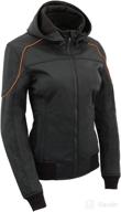 milwaukee performance womens jacket black motorcycle & powersports and protective gear logo