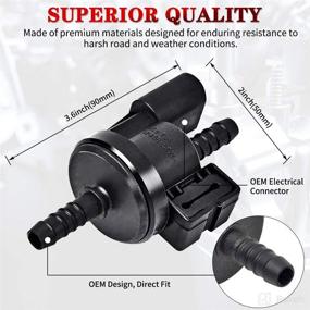 img 3 attached to 🔧 OTUAYAUTO 06E906517A Evap Vapor Canister Purge Valve Solenoid - Audi & VW Replacement - OEM Style Factory Aftermarket