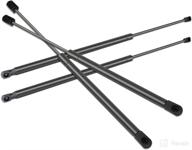 eccpp liftgate and window glass lift supports for jeep commander 2006-2009 - set of 4 struts logo