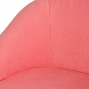 img 1 attached to Magshion Pink Vanity Ottoman Stool Chair For Makeup And Bathroom Accent