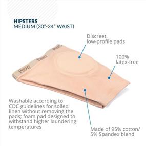 img 3 attached to Adjustable Unisex TIDI Posey Hipsters With Medium-Sized Washable Hip Pads For Maximum Comfort And Protection - Ideal For Elderly Care, Seniors, And Home Care - Latex-Free Hip Protectors (6016M)