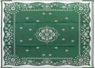 🏞️ camco 42850 oriental awning leisure mat-green 9' x 12': stylish and durable outdoor rug for relaxation and comfort logo