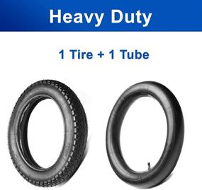 img 3 attached to 🏍️ Premium Dirt Bike Inner Tubes and Tires - 3.00/3.50-12 (Set of 1) for Crf/Xr 50 70, KLX 110, TTR 90 110, DRZ 110, TAOTAO - Perfect fit for 90/110/125cc Pit Dirt Bikes