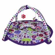 bacati - baby activity gyms & playmats (botanical purple/multi) logo