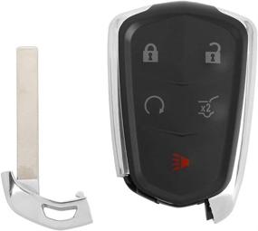 img 2 attached to 🔑 Enhanced 315Mhz HYQ2AB Keyless Entry Remote Key Fob for Cadillac SRX 2015-2016 - X AUTOHAUX Replacement