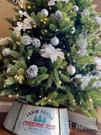 картинка 1 прикреплена к отзыву Придайте элегантности вашей рождественской елке с помощью гальванизированного ободка Hallops - регулируемой металлической юбки для больших и маленьких деревьев, праздничного рождественского декора. от Chris Morgan