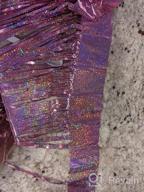 img 1 attached to 🎉 Foil Fringe Curtains Party Decorations - Melsan 3 Pack 3.2 x 8.2 ft Tinsel Curtain Party Photo Backdrop - Ideal for Birthday Party, Baby Shower, or Graduation Decorations in Eye-Catching Pinkish Purple Hue review by Ken Arellano