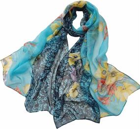 img 1 attached to 🧣 Acotavie Lightweight Scarves for Women - Stylish Fashion Holiday Accessories - Scarves & Wraps