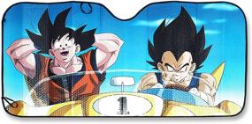 img 4 attached to Dragon Ball Goku Vegeta Sunshade