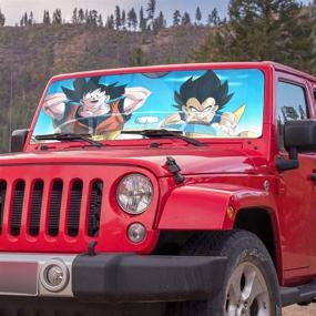 img 1 attached to Dragon Ball Goku Vegeta Sunshade