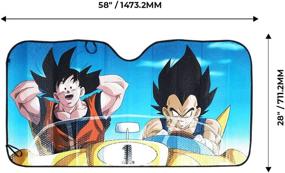 img 2 attached to Dragon Ball Goku Vegeta Sunshade