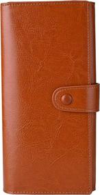 img 4 attached to Premium Capacity Leather Wallets for Women - Alldaily Handbags & Wallets Collection at Wallets