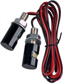 img 2 attached to 2X White LED License Plate Light Bulbs For Car Motorcycle - HOTSYSTEM