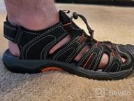 img 1 attached to 👞 GRITION Men's Sandals: VersatileFootwear for Hiking and Athletic Activities in Size 40 review by Bob Maldonado