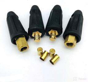 img 4 attached to 🔌 High-Quality KINGQ Welding Cable Joint Quick Connector Pair DINSE-Style 100Amp-200Amp (#6-#4) 16-25 SQ-MM 2-set: Easy and Efficient Welding Cable Connection