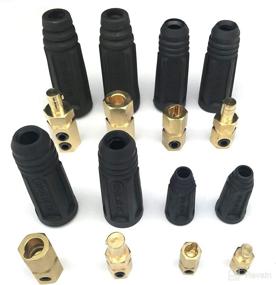 img 3 attached to 🔌 High-Quality KINGQ Welding Cable Joint Quick Connector Pair DINSE-Style 100Amp-200Amp (#6-#4) 16-25 SQ-MM 2-set: Easy and Efficient Welding Cable Connection