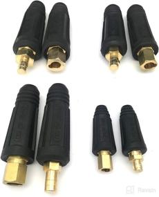 img 2 attached to 🔌 High-Quality KINGQ Welding Cable Joint Quick Connector Pair DINSE-Style 100Amp-200Amp (#6-#4) 16-25 SQ-MM 2-set: Easy and Efficient Welding Cable Connection