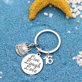 img 2 attached to Happy Birthday Gifts Keychain - Perfect For 13Th To 80Th Birthdays!
