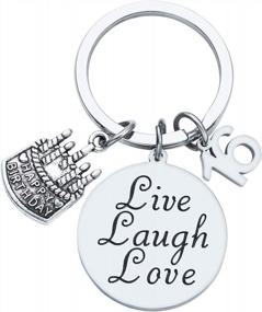 img 4 attached to Happy Birthday Gifts Keychain - Perfect For 13Th To 80Th Birthdays!