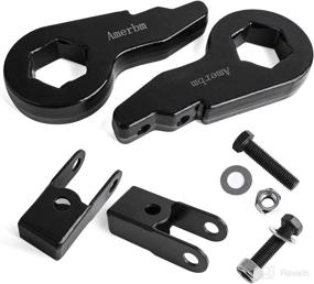 img 4 attached to 🔧 Amerbm 1-3 Inch Torsion Bar Keys with Shock Extenders Brackets for Chevy GM Silverado Sierra 1500 1999-2007 - Adjustable Suspension Leveling Lift Kits, Forged Steel Construction