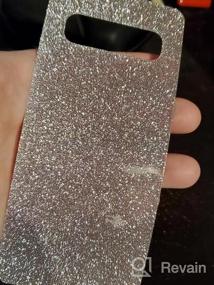 img 5 attached to 💎 OCYCLONE Glitter Diamond Samsung Galaxy S10 Case with Ring Stand - Cute Protective Cover with Kickstand for Women and Girls (Pink, 6.1 inch)