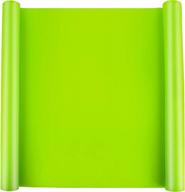 силиконовый коврик leobro 23,2 "х 15,6" для поделок, форма для литья ювелирных изделий, антипригарный коврик для стола - термостойкий и нескользящий многоцелевой флуоресцентный зеленый логотип