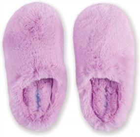 img 2 attached to Cozy Up In Style With PajamaGram Women'S Slip-On Fuzzy Slippers - Perfect House Shoes